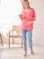 V-Neckline T-Shirt in Linen & Viscose, for Maternity rose - vertbaudet enfant 