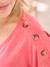 V-Neckline T-Shirt in Linen & Viscose, for Maternity rose - vertbaudet enfant 