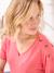 T-shirt col V grossesse lin et viscose rose - vertbaudet enfant 