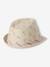 Chapeau en paille de papier et ruban rayé bébé garçon beige - vertbaudet enfant 