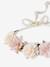 Nude & Golden Floral Crown Wreath for Girls ecru - vertbaudet enfant 