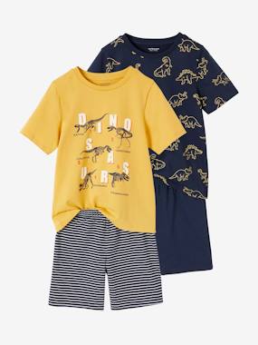 -Lot de 2 pyjashorts garçon dinosaure