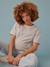 Tee-shirt grossesse style marinière bleu ciel - vertbaudet enfant 