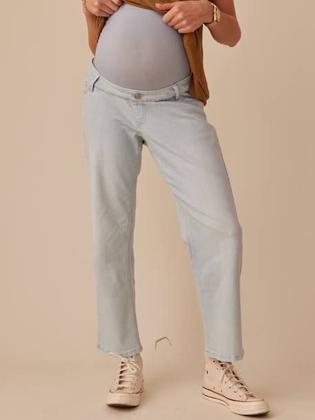 VERTBAUDET Jean De Grossesse Coupe Droite Avec Bande Sans Couture - Confort Optimal