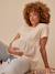 Dual Fabric T-Shirt for Maternity by ENVIE DE FRAISE sandy beige - vertbaudet enfant 