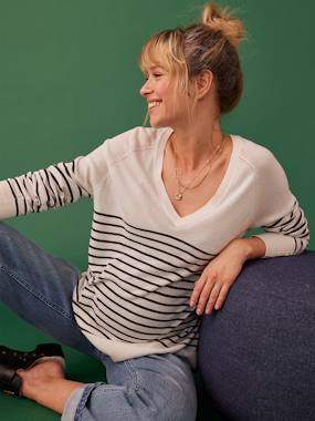 Fine Knit Jumper for Maternity, ENVIE DE FRAISE  - vertbaudet enfant