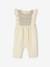 Cotton Gauze Jumpsuit for Babies ecru - vertbaudet enfant 