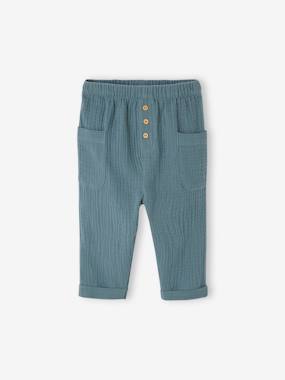 Baby-Trousers in Cotton Gauze for Babies