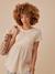 Dual Fabric T-Shirt for Maternity by ENVIE DE FRAISE sandy beige - vertbaudet enfant 