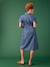 Robe grossesse esprit saharienne en denim stone - vertbaudet enfant 