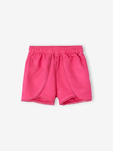 Short à pans bébé fuchsia - vertbaudet enfant 