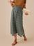 Long Skirt in Cotton Gauze for Maternity, ENVIE DE FRAISE beige+green - vertbaudet enfant 