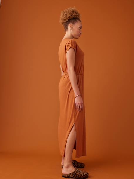 Robe longue grossesse caramel - vertbaudet enfant 