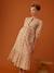 Long Buttoned Bohemian Style Dress, by ENVIE DE FRAISE yellow - vertbaudet enfant 