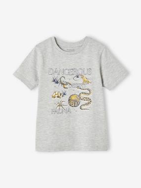 Tee-shirt Basics motifs animaliers garçon - vertbaudet enfant Garçon-Tee-shirt Basics motifs animaliers garçon