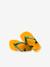 Tongs Baby Brasil Logo II corail+jaune - vertbaudet enfant 