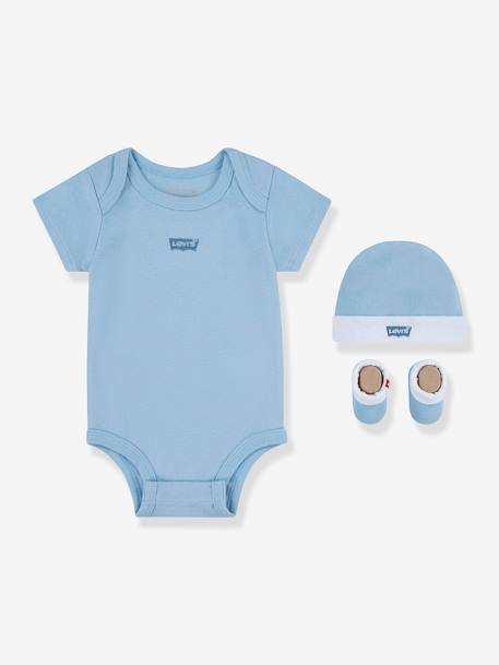 Set of 3 Batwing Items by Levi's® for Babies pale pink+sky blue - vertbaudet enfant 