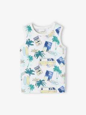 Débardeur motifs surf garçon - vertbaudet enfant Garçon-Débardeur motifs surf garçon