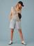 Short grossesse en jean effet paperbag denim bleached - vertbaudet enfant 