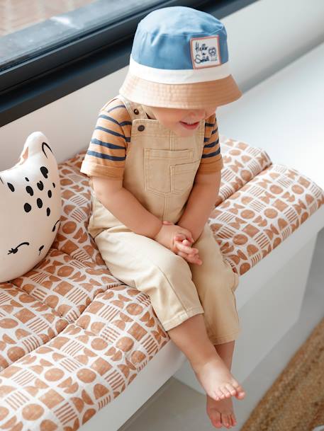 Colourblock Bucket Hat for Baby Boys blue - vertbaudet enfant 