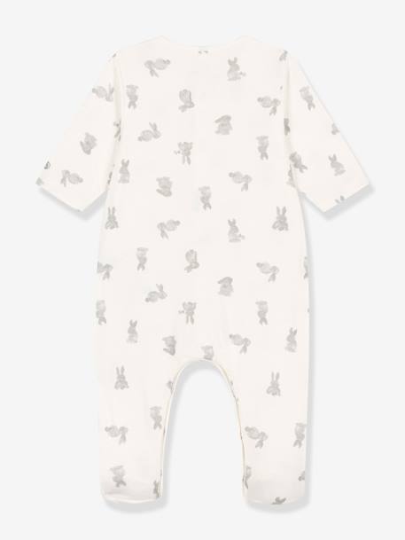 Dors-bien bébé lapins en tubique PETIT BATEAU blanc - vertbaudet enfant 