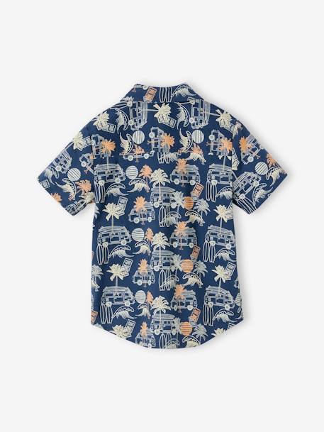 Shirt with Surf Print, for Boys printed blue - vertbaudet enfant 
