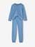 Pyjama garçon en maille flammée bleu jean - vertbaudet enfant 