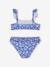 Maillot bain 2 pièces fleuri fille collection Team famille bleu imprimé - vertbaudet enfant 
