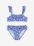Maillot bain 2 pièces fleuri fille collection Team famille bleu imprimé - vertbaudet enfant 