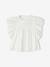 Blouse brodée à volants fille écru - vertbaudet enfant 