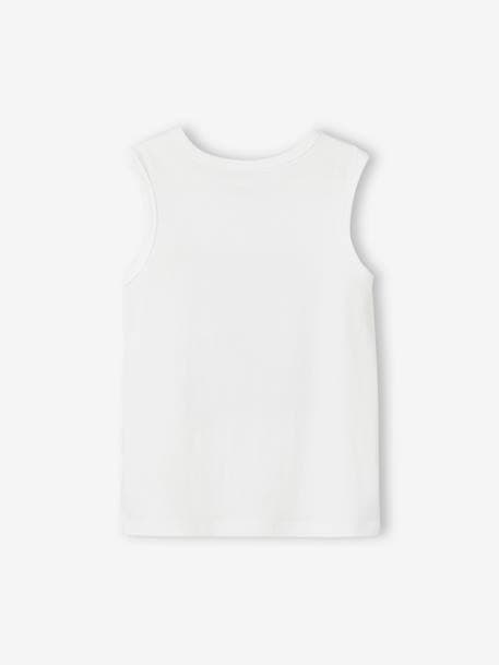 Tank Top with Surfing Photoprint for Boys white - vertbaudet enfant 