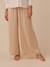 Pantalon de grossesse fluide style palazzo sable - vertbaudet enfant 