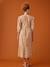 Long Buttoned Bohemian Style Dress, by ENVIE DE FRAISE yellow - vertbaudet enfant 
