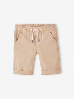 -Coloured Bermuda Shorts for Boys