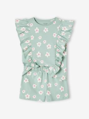 T-Shirt + Shorts Combo for Girls  - vertbaudet enfant