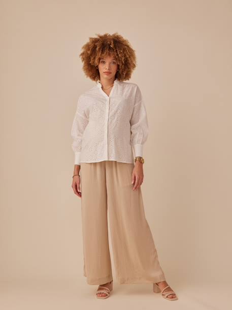 Chemise grossesse en broderie anglaise écru - vertbaudet enfant 