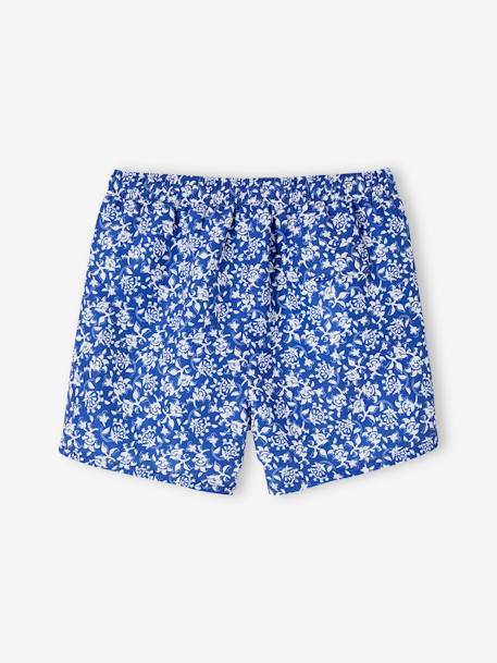 Floral Swim Boxers for Men - Swimming Capsule Collection printed blue - vertbaudet enfant 