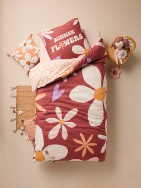 Duvet Cover + Pillowcase Set with Recycled Cotton for Children, Ibiza  - vertbaudet enfant