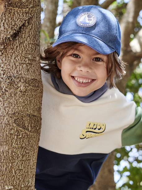 Casquette 'French Riviera' garçon rayé marine - vertbaudet enfant 