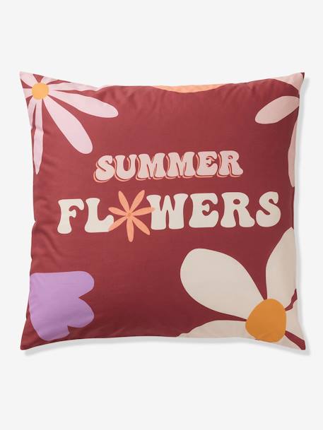 Duvet Cover + Pillowcase Set with Recycled Cotton for Children, Ibiza multicoloured - vertbaudet enfant 