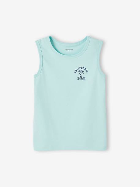 Lot de 2 débardeurs garçon lot jaune+lot vert - vertbaudet enfant 