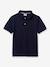 Polo Shirt in Organic Cotton for Boys, by CYRILLUS navy blue - vertbaudet enfant 