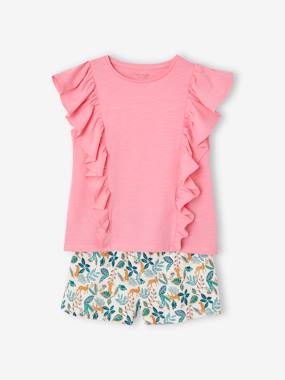 -T-Shirt + Shorts Combo for Girls