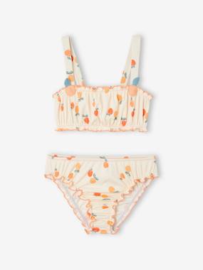 Maillot de bain 2 pièces pêches fille - vertbaudet enfant Fille-Maillot de bain 2 pièces pêches fille