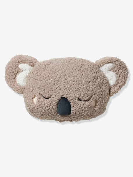 Koala Cushion in Sherpa Fabric grey - vertbaudet enfant 