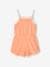 Jumpsuit in French Terry for Girls peach - vertbaudet enfant 