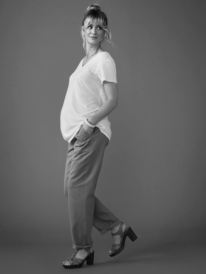 Pantalon 7/8 Guess By Marciano Kaki Satiné - Taille 38, Neuf Avec étiquettes, Valeur 157€
