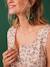 Blouse grossesse motifs fleurs irisés sable - vertbaudet enfant 
