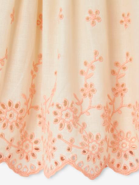 Robe brodée et son bandeau assorti bébé écru - vertbaudet enfant 