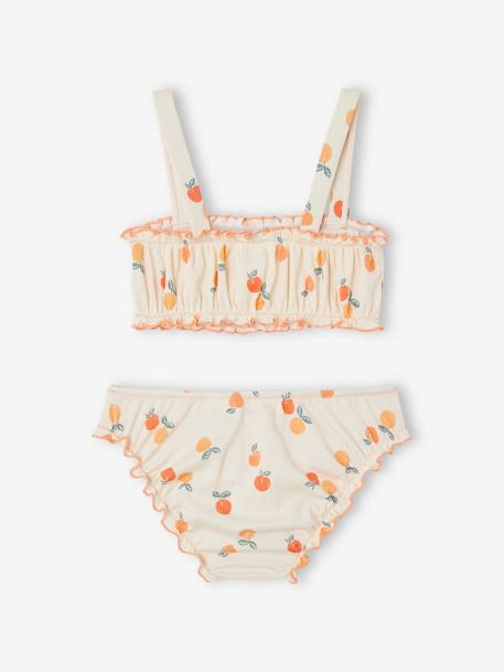 Peaches Bikini for Girls ecru - vertbaudet enfant 